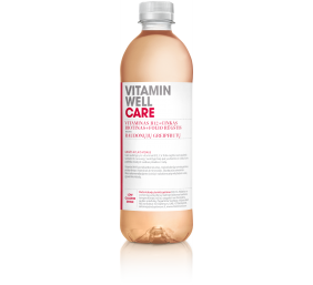 Greipfrutų skonio vitaminizuotas gėrimas "Vitamin Well Care", 12 vnt. po 500 ml (kaina nurodyta su užstatu už tarą)