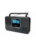 Muse M-087R 2-band PLL stereo portable radio Black