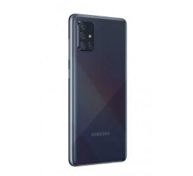 Samsung Galaxy A71 A715 Black, 6.7 ", Super AMOLED, 1080 x 2400, Qualcomm, Snapdragon 730, Internal RAM 6 GB, 128 GB, microSD, Dual SIM, Nano-SIM, 3G, 4G, Main camera 64+12+5+5 MP, Secondary camera 32 MP, Android, 10.0, 4500 mAh