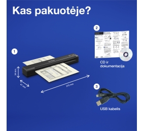 Epson | Wireless Mobile Scanner | WorkForce ES-50 | Colour | Document