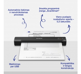 Epson | Wireless Mobile Scanner | WorkForce ES-50 | Colour | Document