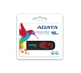 ADATA | C008 | 16 GB | USB 2.0 | Black/Red