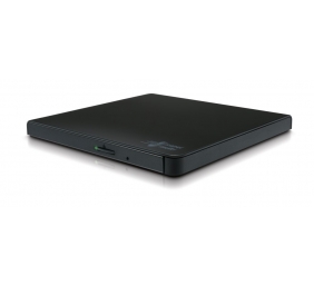 H.L Data Storage | Ultra Slim Portable DVD-Writer | GP57EB40 | Interface USB 2.0 | DVD±R/RW | CD read speed 24 x | CD write speed 24 x | Black | Desktop/Notebook