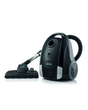 Gorenje Vacuum cleaner VCEA11CMBK Bagged, Black, 800 W, 2 L, A, C, A, 78 dB, HEPA filtration system,