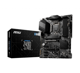 MSI Z490-A PRO Processor family Intel Processor socket LGA1200 DDR4 Memory slots 4 Chipset Intel Z ATX