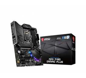 MSI | MPG Z490 GAMING PLUS | Processor family Intel | Processor socket LGA1200 | DDR4 DIMM | Memory slots 4 | Supported hard disk drive interfaces 	SATA, M.2 | Number of SATA connectors 6 | Chipset Intel Z490 | ATX