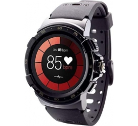 MyKronoz Zesport 2 460 mAh, Smartwatch, Touchscreen, Bluetooth, Heart rate monitor, Black/Grey, GPS (satellite),