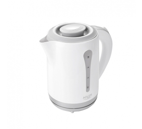 Kettle | Adler | AD 1244 | Standard kettle | 2000 W | 2.5 L | Plastic | 360° rotational base | White