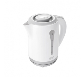 Kettle Adler | AD 1244 | Standard kettle | 2000 W | 2.5 L | Plastic | 360° rotational base | White