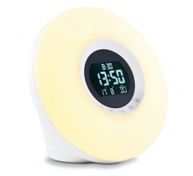 ADE Alarm Clock with Radio  Wake-up Light CK 1718  Led Light