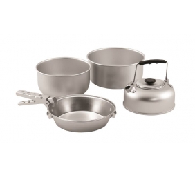 Easy Camp Adventure Cook Set M Silver Aluminium