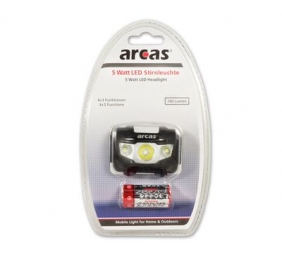 Arcas | Headlight | ARC5 | 1 LED+2 Flood light LEDs | 5 W | 160 lm | 4+3 light functions