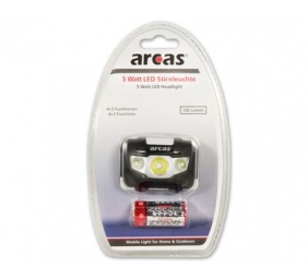 Arcas | ARC5 | Headlight | 1 LED+2 Flood light LEDs | 5 W | 160 lm | 4+3 light functions