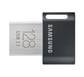 Samsung | FIT Plus | MUF-128AB/APC | 128 GB | USB 3.1 | Black/Silver