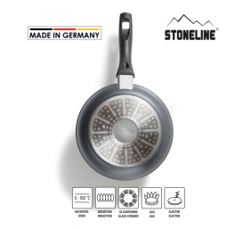 Stoneline | 19045 | Made in Germany pan | Frying | Diameter 20 cm | Suitable for induction hob | Fixed handle | Anthracite