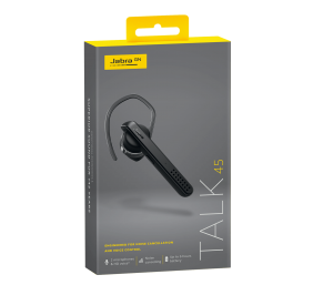 Talk 45 | In-ear/Ear-hook | Hands free device | Noise-canceling | 7.2 g | Black | 57.4 cm | 24.2 cm | Volume control | 15.4 cm