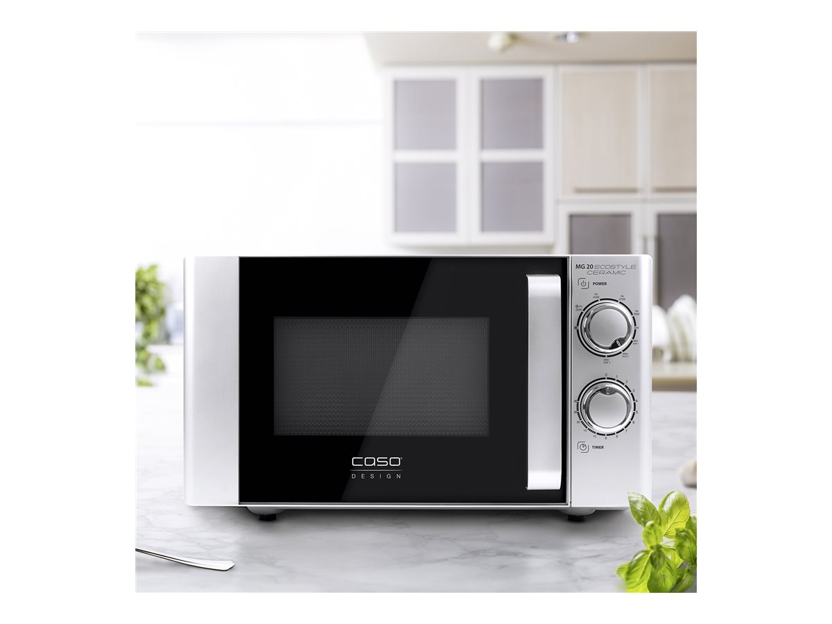 Caso | Ecostyle Ceramic | 03316 | Free standing | 700 W | Grill | Silver