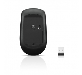 Lenovo | Wireless Mouse | 400 | Wireless mouse | Wireless | 2.4 GHz Wireless via Nano USB | Black | 1 year(s)