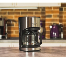 Adler | Coffee maker | AD 4407 | Drip | 550 W | Black