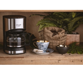 Adler | Coffee maker | AD 4407 | Drip | 550 W | Black