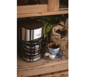 Adler | Coffee maker | AD 4407 | Drip | 550 W | Black