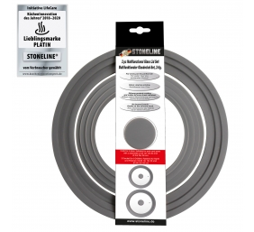 Stoneline | Lid set of 2 | 13705 | Lid | Diameter 16/18/20 and 24/26/28 cm | Transparent