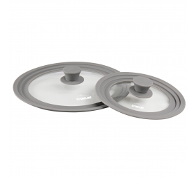 Stoneline | Lid set of 2 | 13705 | Lid | Diameter 16/18/20 and 24/26/28 cm | Transparent