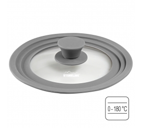 Stoneline | Lid set of 2 | 13705 | Lid | Diameter 16/18/20 and 24/26/28 cm | Transparent