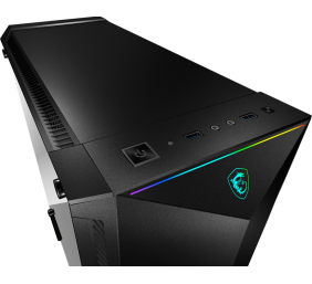 MSI MPG GUNGNIR 100 PC Case, Mid-Tower, USB 3.1, Black