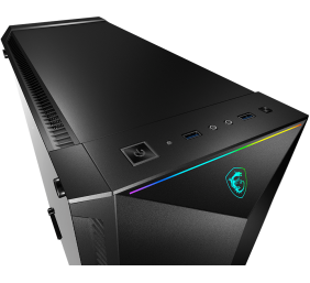 MSI MPG GUNGNIR 100 PC Case, Mid-Tower, USB 3.1, Black