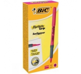 Bic Tekstas žymeklis Highlighter Flex, rožinis, pakuotėje 12 vnt. 494879