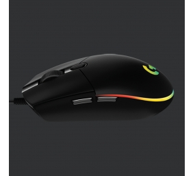 Žaidimų pelė Logitech G203 Lightsync, Juoda