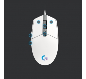 LOGI G203 LIGHTSYNC Gaming Mouse White