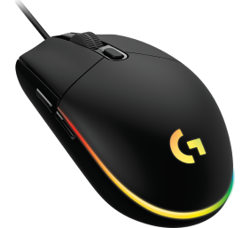 Logitech G102 LIGHTSYNC Laidinė žaidimų pelė, USB, 8000 DPI, Juoda