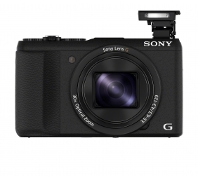 Sony Cyber-shot DSC-HX60 Compact camera, 20.4 MP, Optical zoom 30 x, Digital zoom 60 x, Image stabilizer, ISO 12800, Display diagonal 7.62 cm, Wi-Fi, Video recording, Black