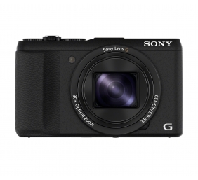 Sony Cyber-shot DSC-HX60 Compact camera, 20.4 MP, Optical zoom 30 x, Digital zoom 60 x, Image stabilizer, ISO 12800, Display diagonal 7.62 cm, Wi-Fi, Video recording, Black