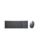 Dell Multi-Device KM7120W Belaidė klaviatūra + pelė, RF Wireless + Bluetooth, US Int, Titan grey