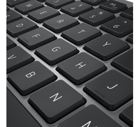 Dell Multi-Device KM7120W Belaidė klaviatūra + pelė, RF Wireless + Bluetooth, US Int, Titan grey
