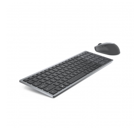 Dell Multi-Device KM7120W Belaidė klaviatūra + pelė, RF Wireless + Bluetooth, US Int, Titan grey