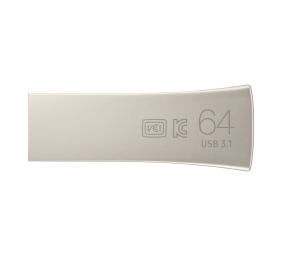 Samsung | BAR Plus | MUF-64BE3/APC | 64 GB | USB 3.1 | Silver