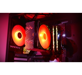 Deepcool | CPU Air Cooler | Gammaxx 400 Red V2 | Intel, AMD | Air cooler