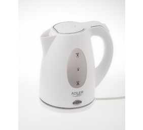 Adler | Kettle | AD 1207 | Standard | 2000 W | 1.5 L | Plastic | 360° rotational base | White