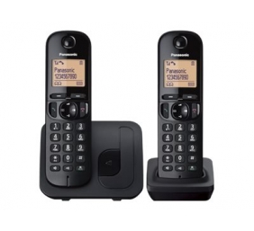 Panasonic | Cordless | KX-TGC212FXB | Built-in display | Caller ID | Black | Phonebook capacity 50 entries | Speakerphone