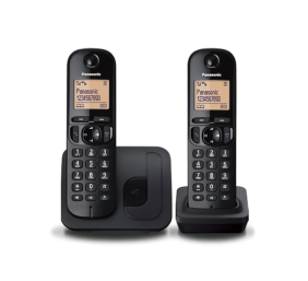 Panasonic | Cordless | KX-TGC212FXB | Built-in display | Caller ID | Black | Phonebook capacity 50 entries | Speakerphone