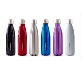 Yoko Design Isothermal Bottle 500 ml, Shiny purple