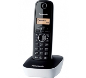 Panasonic | Cordless | KX-TG1611FXW | Built-in display | Caller ID | Black/White | Phonebook capacity 50 entries | Wireless connection