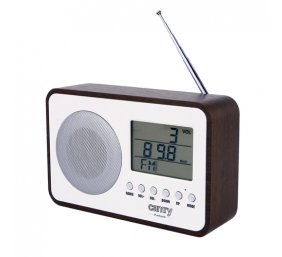 Camry | Digital Radio | CR 1153 | 5 W | White/woden