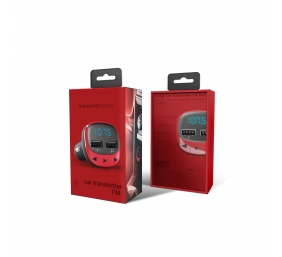 Energy Sistem Car FM Transmitter , Red