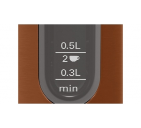 Bosch | Kettle | TWK4P439 | Electric | 2400 W | 1.7 L | Stainless steel | 360° rotational base | Copper