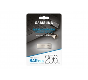 Samsung | BAR Plus | MUF-256BE3/APC | 256 GB | USB 3.1 | Silver